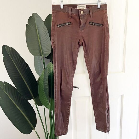 Current/Elliot Soho Zip Stiletto Skinny Ankle Pants - Picture 4 of 10